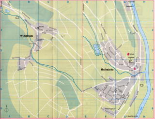 Ortsplan Hafenlohr u. Windheim