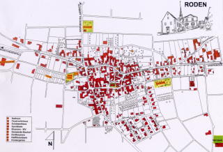 Ortsplan Roden